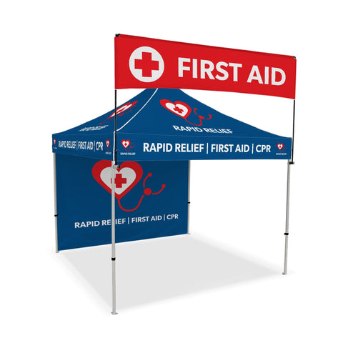 Custom Canopy Tent w/ Billboard Banner