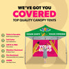 Image of 10x10 Custom Canopy Tent w/ Back Wall
