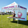 Image of 10x10 Custom Canopy Tent w/ Back Wall