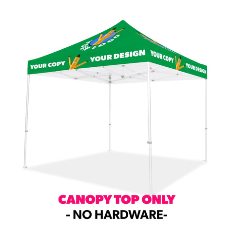 10x10 Custom Canopy Tent w/ Back Wall