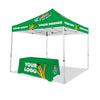 Image of 10x10 Custom Canopy Tent w/ Back Wall