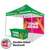Image of 10x10 Custom Canopy Tent w/ Back Wall