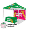 Image of 10x10 Custom Canopy Tent w/ Back Wall