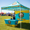 Image of 10x10 Custom Canopy Tent w/ Back Wall & Table Cover