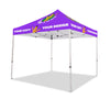 Image of 10x10 Custom Canopy Tent w/ Back Wall & Table Cover