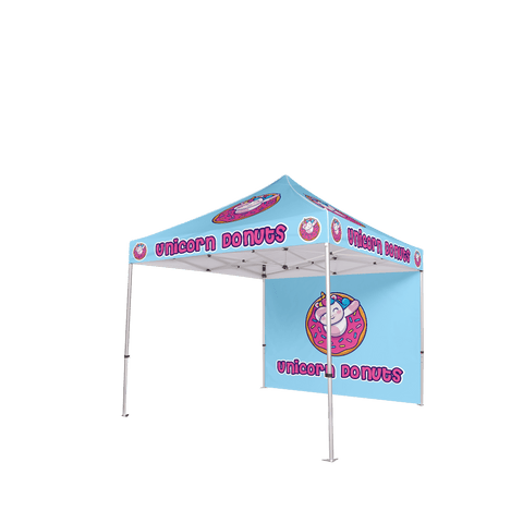 Custom Canopy Tent with Back Wall
