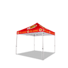 Image of Custom Canopy Tent with Full Back & Half Side Walls