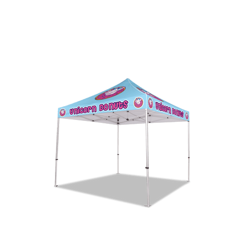 Custom Canopy Tent with Back Wall