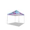 Image of Custom Canopy Tent with Back Wall