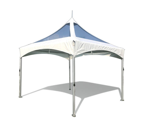 10' x 10' Premium High Peak Frame Party Tent - Clear