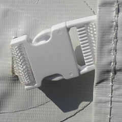 20' x 40' High Peak Frame Sidewall Kit with 8' Walls, Hook/Loop, & Clip Connections