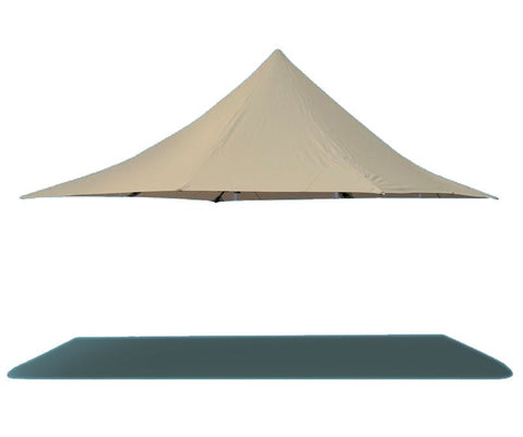 10' x 10' 50mm Speedy Fly Tent Top - Beige