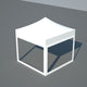 10' x 10' 50mm Speedy Tent Sidewall Kit, Clear