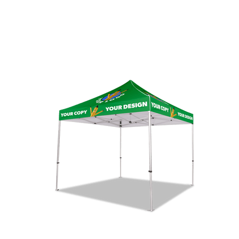 10x10 Custom Canopy Tent w/ Back Wall
