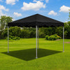 Image of 10' x 10' Premium West Coast Frame Party Tent - Black Canopy Tent for Events