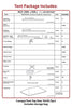 Image of 10x10 frame tent parts list diagram