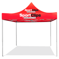 Sport Clips 10ft x 10ft Red Canopy Tent Set
