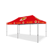 Image of Custom Canopy Tent with Full Back & Half Side Walls