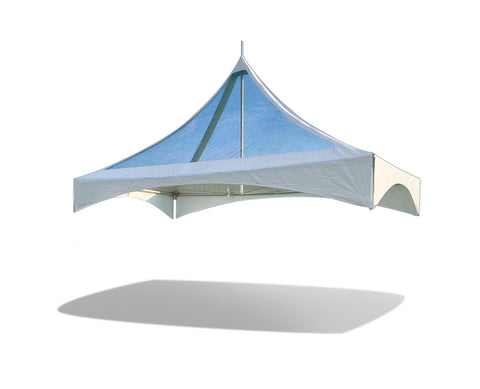 10' x 20' High Peak Frame Top Only - Clear
