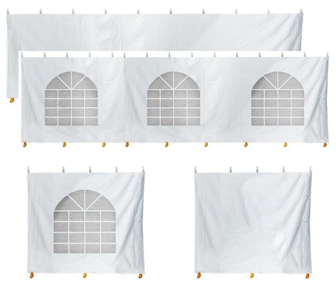 10' x 30' Party & Canopy Tent Premium Blockout Sidewall Kit