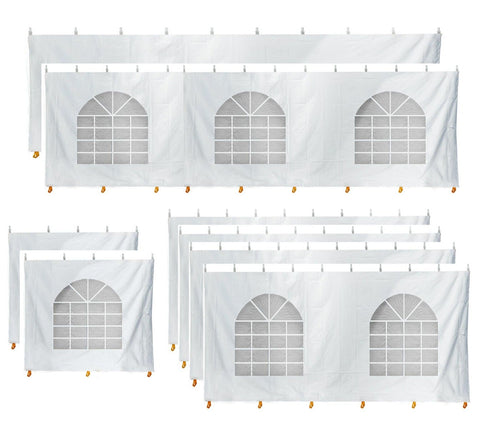 10' x 70' Party & Canopy Tent Premium Blockout Sidewall Kit