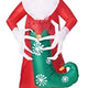 5 1/2' Gemmy Airblown Inflatable Disney Nightmare Before Christmas Jack Skellington Dressed As Santa Claus