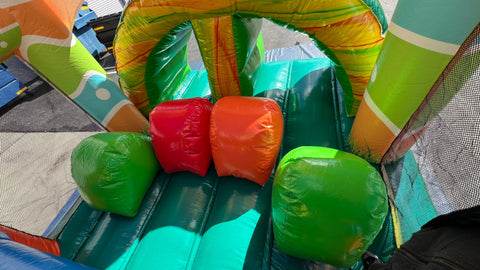 Easter Bunny Wonderland Commercial Inflatable Obstacle Course - IG5101-EBW