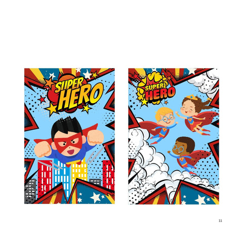 Super Heroes Banners