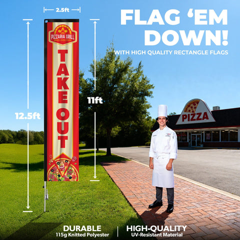 Custom Rectangle Flag Banner