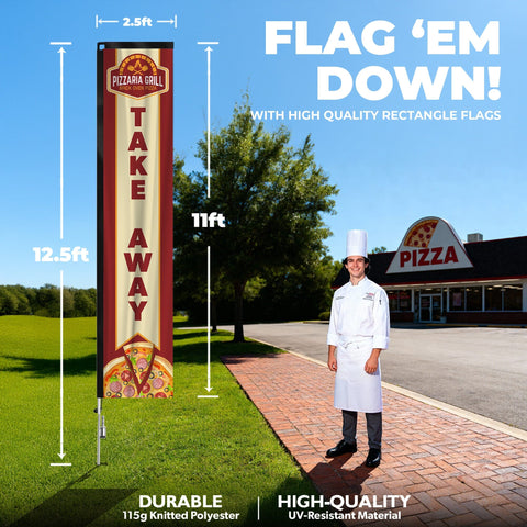 Custom Rectangle Flag Banner