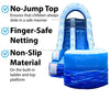 Image of 12' Blue Marble Inflatable Water Slide with Blower