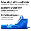 Image of 12' Blue Marble Inflatable Water Slide with Blower