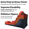 Image of Sale on 12' Fire Red Marble Commercial Inflatable Water Slide with Blower