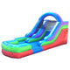 12' Retro Rainbow Inflatable Water Slide with Blower