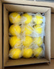 Image of 9-Inch Yellow Dimpled Baseballs, 12 Pack