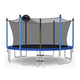 8/10/12/14/15/16 Feet Outdoor Trampoline Bounce Combo with Safety Closure Net Ladder by Costway