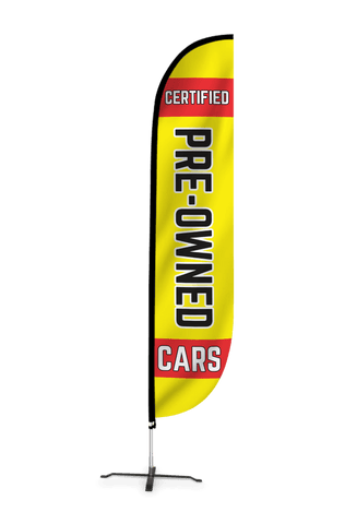 Certified Pre-Owned Feather Flag