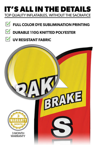 Brake Service Feather Flag