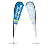 Image of Custom Teardrop Banner Flag