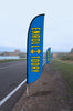 Image of Gym Enroll Today Feather Flag Blue