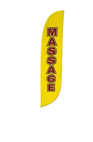 Massage Feather Flag