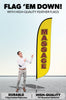Image of Massage Feather Flag