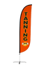 Image of Tanning Feather Flag Orange