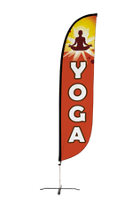 Yoga Feather Flag Red