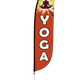 Yoga Feather Flag Red
