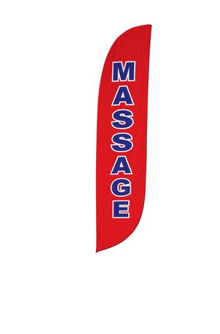 Massage Feather Flag