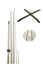 12ft Feather Flag Pole Set X-Stand & Water Bag Set