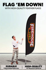 Firehouse Subs Feather Flag