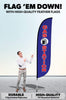 Image of Gas Station Feather Flag