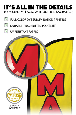Market Feather Flag